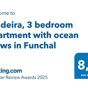 Apartamento Madeira, 3 Bedroom With Ocean Views In, Funchal (Madeira)